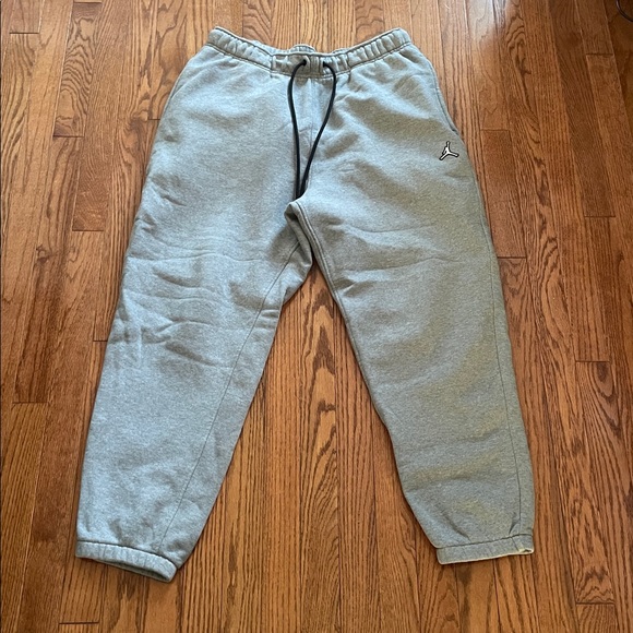 Jordan Heather Gray Sweatsuit (Full Zip Hoodie and Sweatpants) Men’s Sz XL - Picture 3 of 16
